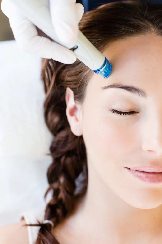 hydrafacial à nice et cannes soin visage avant et apres ete le verdun clinique esthetique